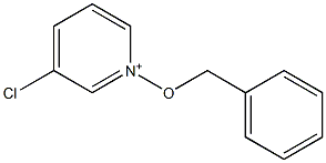 3-Chloro-1-(benzyloxy)pyridin-1-ium 结构式