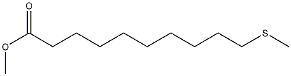 11-チアドデカン酸メチル 化学構造式