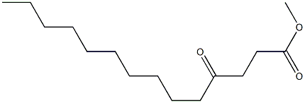 4-Ketomyristic acid methyl ester Struktur