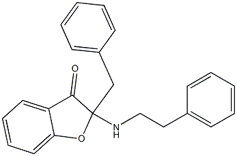 2-Benzyl-2-phenethylaminobenzofuran-3(2H)-one