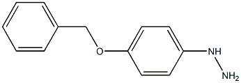 p-(Benzyloxy)phenylhydrazine,,结构式