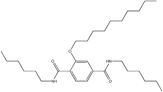 2-(Decyloxy)-N,N'-dihexylterephthalamide,,结构式