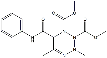 3,5-Dimethyl-6-(phenylcarbamoyl)-1,2,3,4-tetrazine-1,2(3H,6H)-dicarboxylic acid dimethyl ester