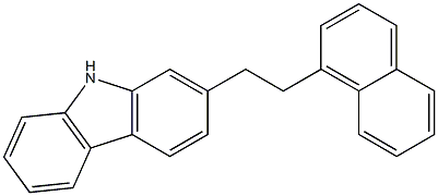 2-[2-(1-Naphthalenyl)ethyl]-9H-carbazole,,结构式