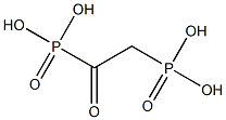 (Phosphonoacetyl)phosphonic acid Struktur