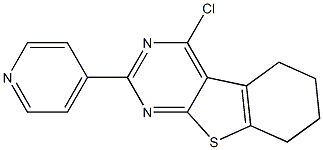 4-Chloro-5,6,7,8-tetrahydro-2-(4-pyridinyl)[1]benzothieno[2,3-d]pyrimidine