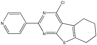  4-Chloro-5,6,7,8-tetrahydro-2-(4-pyridinyl)[1]benzothieno[2,3-d]pyrimidine