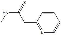 N-Methyl-2-pyridinethioacetamide Structure