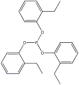 Phosphorous acid tris(2-ethylphenyl) ester Structure