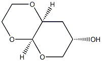 (4aR,7S,8aS)-Hexahydro-6H-pyrano[2,3-b]-1,4-dioxin-7-ol Structure