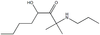 2-(Propylamino)-4-hydroxy-2-methyl-3-octanone