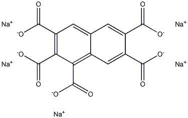 1,2,3,6,7-Naphthalenepentacarboxylic acid pentasodium salt Structure