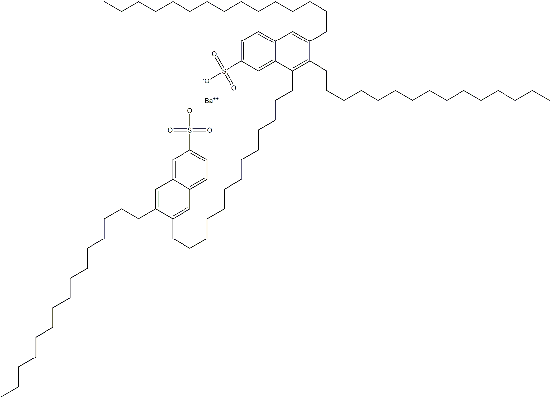  Bis(6,7-dipentadecyl-2-naphthalenesulfonic acid)barium salt