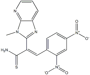  2-(2,4-Dinitrophenyl)-1-[3-methyl-3H-imidazo[4,5-b]pyridin-2-yl]ethenecarbothioamide