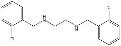 N,N'-Bis(o-chlorobenzyl)-1,2-ethanediamine Struktur