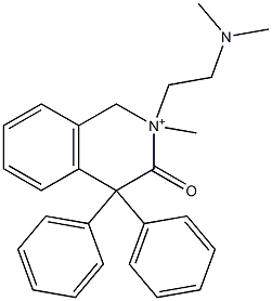 2-[2-(Dimethylamino)ethyl]-3-oxo-4,4-diphenyl-2-methyl-1,2,3,4-tetrahydroisoquinolin-2-ium