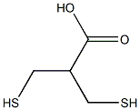 3-メルカプト-2-(メルカプトメチル)プロパン酸 化学構造式