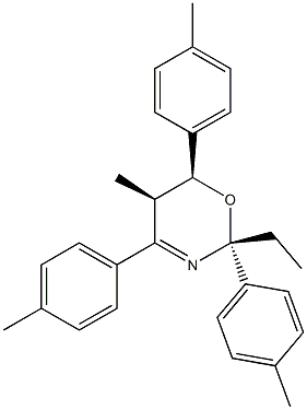 (2R,5R,6S)-2-Ethyl-5-methyl-2,4,6-tri(p-tolyl)-5,6-dihydro-2H-1,3-oxazine