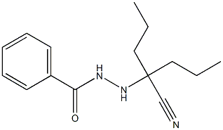 N'-(1-Cyano-1-propylbutyl)benzohydrazide Structure