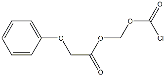 Chlorocarbonic acid phenoxyacetyloxymethyl ester Struktur