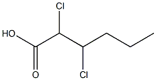 2,3-Dichlorocaproic acid Struktur