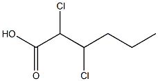 2,3-Dichlorocaproic acid Structure