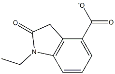 Ethyloxindole-4-carboxylate Struktur