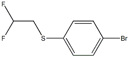 (4-BROMOPHENYL)(2,2-DIFLUOROETHYL)SULFANE