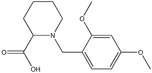 1-[(2,4-DIMETHOXYPHENYL)METHYL]-2-PIPERIDINECARBOXYLIC ACID Structure