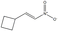 2-nitroethenylcyclobutane Struktur