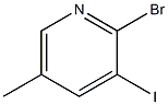 2-Bromo-3-iodo-5-picolin,,结构式