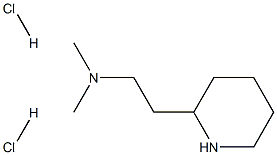 N,N-Dimethyl-2-(2-piperidinyl)-1-ethanaminedihydrochloride Structure