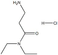 3-Amino-N,N-diethylpropanamide hydrochloride 结构式