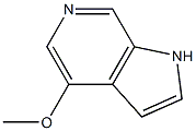 4-Methoxy-1H-pyrrolo[2,3-c]pyridine,,结构式