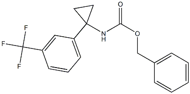 benzyl (1-(3-(trifluoromethyl)phenyl)cyclopropyl)carbamate