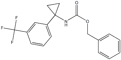 benzyl (1-(3-(trifluoromethyl)phenyl)cyclopropyl)carbamate|