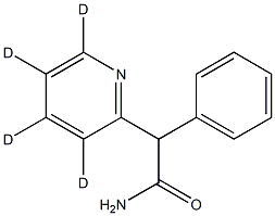 a-Phenyl-2-pyridineacetamide-d4 Struktur
