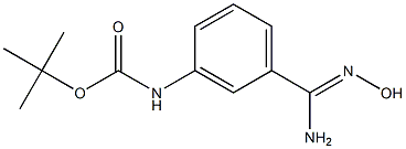 3-(Boc-amino)benzamidoxime, 97% Structure