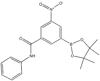 3-nitro-N-phenyl-5-(4,4,5,5-tetramethyl-1,3,2-dioxaborolan-2-yl)benzamide