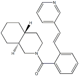 ((4aR,8aS)-Octahydroisoquinolin-2(1H)-yl)(2-((E)-2-(pyridin-3-yl)vinyl)phenyl)methanone