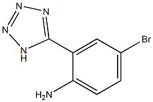 4-Bromo-2-(1H-tetrazol-5-yl)-phenylamine,,结构式