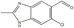 6-chloro-2-methyl-1H-benzo[d]imidazole-5-carbaldehyde