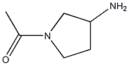 1-乙酰基-3-氨基吡咯烷 结构式