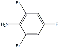3,5-二溴-4-氨基氟苯 结构式