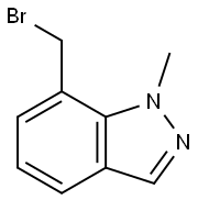 7-(bromomethyl)-1-methyl-1H-indazole Structure