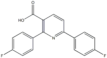 2,6-Bis(4-fluorophenyl)nicotinic acid