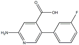  2-Amino-5-(3-fluorophenyl)isonicotinic acid