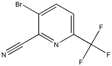 3-Bromo-2-cyano-6-(trifluoromethyl)pyridine Structure