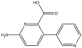 6-Amino-3-(pyridin-3-yl)picolinic acid 结构式