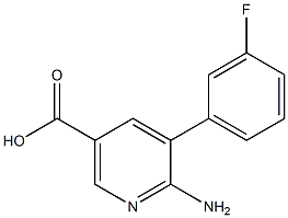 6-Amino-5-(3-fluorophenyl)nicotinic acid